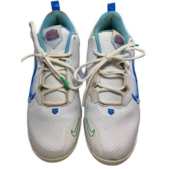 Nike Force Trout 9 Pro Mcs White-Photo Blue-Aquarius Blue Sz  9 - Picture 4 of 7